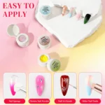 Nail Cushion Tap Gel, Blush Gradient Blending UV Nail Gel, Artistic Design Nail Gel, Essential DIY Salon Tools - Image 4
