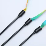 Simulation Feather Interactive Cat Toy Satin Ribbon Bell Cat Stick Toys Kitten Playing Teaser Wand Toy Cat Supplies Accessories - Image 3