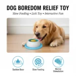 Pet Lick Toy Slow Bowl Feeder Interactive Pet Toy, Boredom Relief Treat Dispenser for Dogs & Cats Pet Enrichment Toy - Image 4