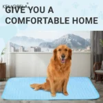2025 Upgraded Ice-Cool Summer Pet Cooling Mat and Bed Sweat-Absorbent Fabric Available in 4 Sizes for Small Medium and Large Pet - Image 2