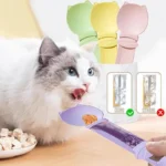 4Pcs Cat Treat Dispenser Multi Function Spoon for Lickable Cat Treats Cats Treats Squeeze Spoon Treat Feeding Wet Spoons Easy Feeding 4 Styles - Image 2