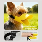 Dog Silicone Duck Muzzle Adjustable Anti Bite Anti Barking Mouth Cover Soft Safety Pet Mouthpiece for Small Medium Large Breeds - Image 3
