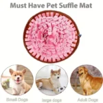 Washable Felt Pet Sniffing Pad Foldable Dog Slow Feeding Mat Toy Dog Training Snuff mat - Image 2