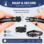 Cat Smart GPS Trackers Collar Anti-Lost Kitten Waterproof Tracker Adjustable Safety Buckle Reflective GPS Collar For Android - Image 5