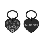 1 pc nice Dog paw prints and vine Customized Text Cat Dog ID Tag Name with Cute Symbols Customized Pet Print Medal - Image 4