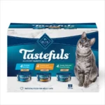 Tastefuls Wet Cat Food Variety Pack Chicken, Turkey and Seafood Flavors 12ct