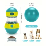 Interactive dog snack dispenser toy, suitable for all types of slow feeders, plastic pet toys, bringing fun and healthy eating - Image 4