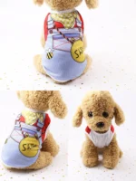 Dog Cat Puppy Kitten Pet Cartoon Spring Summer Autumn Cotton Clothes Clothing Vests Coats Jackets Shirt Dresses Costume - Image 5