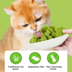 50g Cat Snacks Freeze Dried Grain Freezedried Granules Cat Grass Teeth Grinding Stick Cat Grass Granules Cat Snack - Image 3