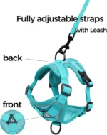 Cat Harness and Leash Set for Small to Large Cats Adjustable Cat Vest Harness Reflective Trim Universal Cat Leash and Harness - Image 6