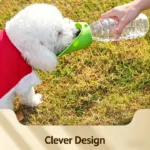 Dog Cat Drinking Bowl Outdoor Feeding Water Portable Drinking Cup for Pets Foldable Water Dispenser Interchangeable Bottle - Image 2