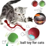 New Cat Interactive Ball Toy,Automatic Rolling Cat Ball Rechargeable,Smart Kitten Interactive Toy,Intelligent Balls Toy for Cat - Image 4