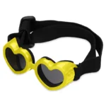 1 Pcs Heart-shaped Small Dog Sunglasses Waterproof UV Protection Dog Cat Sun Glasses with Adjustable Strap Goggles Pet Products - Image 3