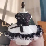 Summer Pet Clothes Dot Dog Dress For Dogs Skirt Summer Princess Dog Wedding Dresses York Clothes For Dogs Skirts Pet Cat Dress - Image 3