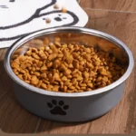Pet Bowl Stainless Steel Dog Water Bowl with Non-Slip Rubber Base And Small Cats And Dogs Drinking Water Feeding Pet Food Bowl - Image 3