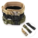 Tactical Dog Collar Adjustable Nylon Dog Supplies With Heavy Duty Metal Buckle Durable Training Collar For Medium And Large Dogs - Image 5