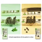 6pcs Natural Matatabi Cat Stick Mint Caught Bite Excited Rods Silvervine For Cat Teeth Cleaning Treating Pet Supply Cat Toys - Image 2