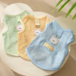 Summer Dog Clothes Bear Print Dog Vest Chihuahua French Bulldog Thin Breathable Shirt Sun Protection Puppy Outfit Pet Costume - Image 5