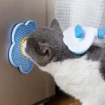 Food Grade Silicone Dog Licking Mat Cat Slow Feeder Pad Flower Shape Pet Bath Peanut Butter Lick Plate with Suction Cup - Image 3