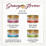 Purina Gravy Lovers Pate Kitten Food, Wet Cat Food, Variety Pack, 3 oz Cans 24 Pack - Image 2