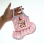 Dog Summer Skirt Breathable Cool Pet Strap Mesh Dress Cartoon Pet Clothing - Image 5