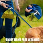 Stainless Steel Dog Poop Bag Holder Carrier, Hands Free Waste Bag Holder With Clip,Dog Walking Dog Accessories Cleaning Supplies - Image 4