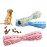 Dog Teething Toy Chew Stick Bite Resistant Fun Leak Proof Food Toy Pet Teether Cleaner Stick - Image 2