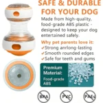 Interactive Dog Treat Dispenser Toy Dog Puzzle Rolling Leak Food Ball Toy Durable Chew Tooth Healthy Ball Suitable for All Breed - Image 5