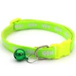 Adjustable Cartoon Fish Bone Dog Kitten Cat Collar with Bell Polyester Buckle Collars for Small Dogs Kitten Accessories Supplies - Image 6