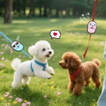 1PCS Dog Leash Warning Patches - Interactive Hook & Loop Dog/Cat Alert Tags for "No Touch", "No Feed" Messages - Image 2