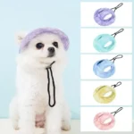 Pet Hat with Ear Holes Sunscreen Baseball Cap for Large Medium Small Dogs Cap Sun Hat for Cat Outdoor Hiking Hat Pet Products