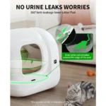PuraMax 2 Automatic Self-Cleaning Cat Litter Box, App Control Automatic Litter Box with Safety Sensors, Odor Free &, Customized - Image 4