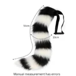 New! high quality For Props Cat Fox Plush Tails Role Play Halloween PartyAccessories Anime Animal Tail Cosplay Costumes - Image 6
