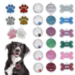Free Engraving Name Tag Customized Dog Tag Personalized Phone Adress Pet Anti-Lost Dog Accessories Puppy Pendant Cat Dog Id Tags