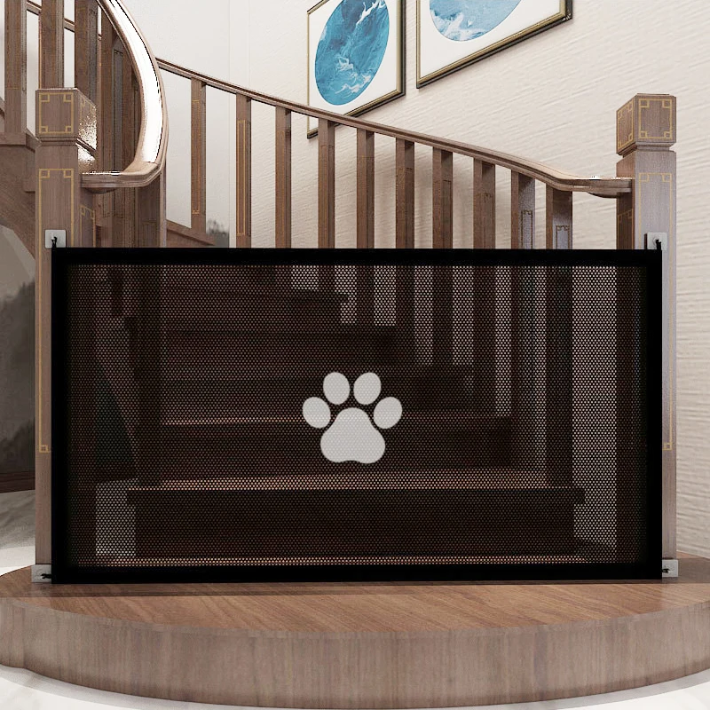 kf-Sad8bfa545ccb47ac929089754b5c4742A Pet Barrier Fences Portable Folding Breathable Mesh Cat and Dog Safety Fences Pet Supplies to Ensure Pet Safety - Image 1
