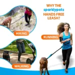 Double elastic reflective running leash portable retractable dog leash dog chain leash pet supplies wholesale - Image 5