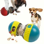 Interactive dog snack dispenser toy, suitable for all types of slow feeders, plastic pet toys, bringing fun and healthy eating