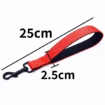 Dog Leash Short Dogs Leash 25cm Nylon Reflective Leashes for Dog Walking Comfortable Handle Short Dogs Leashes Nylon Pet Chain - Image 3