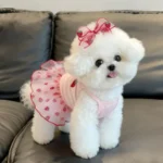 1PC Cute Pet Dog Dress for Small Dogs Thin Puppy Princess Skirt Dog Summer Clothes Chihuahua York Clothing Pet Supplies
