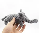 1pc rope knot grinding teeth resistant hand-woven animal cotton rope small and medium-sized dog pet dog toys - Image 6