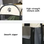 Portable & Foldable Octagonal Pet Playpen Kennel Tent - Easy to Assemble Outdoor Shelter for Large Dogs and Cats - Image 4