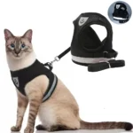 Pet Cat Leash Set, Adjustable Reflective Anti-Escape Pet Harness Vest, Small Dog Collar, Puppy Cat Pet Supplies