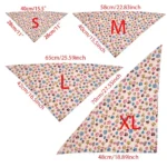 5PCS/S M L XL Dog Bandana Bulk Pet Dog Triangular Scarf Cotton Handkerchief and Scarf For Dogs Cat Bib Pet Dog Accessories - Image 7