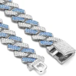 Link Chain Dog Diamond Chain Collar Hip Hop Inlaid Rhinestone Bling Diamond Dog Necklace Luxury Shiny Bling Pet Crystal Necklace - Image 5