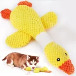 New blue goose dog toy cat toy pet toy double color goose tough bite chew plush sound toy plush toy pet supplies - Image 2