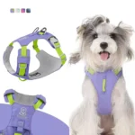 Pet Dog Harness Light Weight Reflective Dog Cat Chest Strap Belt No Pull Soft Harness Vest Adjustable Outdoor Pets Harness - Image 2