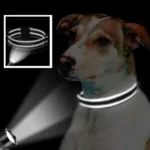 Reflective Dog Collar Soft Padded Breathable Safety Stripes Adjustable Cute Puppy Pet Necklace for Small Medium Large Dog - Image 3
