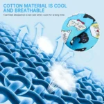 Practical Cute Dog Cooling Bandana Adjustable Fast Cooling Cat Cooling Ice Scarf Reusable Cat Collar Pet - Image 2