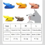 Dog Silicone Duck Muzzle Adjustable Anti Bite Anti Barking Mouth Cover Soft Safety Pet Mouthpiece for Small Medium Large Breeds - Image 6
