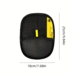 Upgrade Edition Large Pet Static Hair Removal Gloves - Black Polypropylene Cat Grooming Gloves with Yellow Accents - Image 6